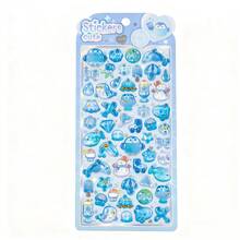 一套可爱水晶泡泡贴纸：闪亮3D可爱动物和甜点贴纸，全息闪光装饰贴纸，适用于日记本、相册、计划本和DIY手工，是青少年、文具爱好者、婚礼季和母亲节的完美礼物。 - TZ11 - 查看 12