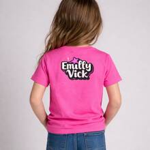 Suffix Camiseta Grupo Rosas Emilly Vick Katlen Void Leozin Robson Rato Camisa 100% Algodão Blusa - Pink - Visão 2