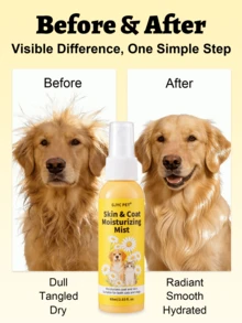 GJYC PET 狗狗皮肤毛发保湿喷雾 – 缓解干燥引起的瘙痒和头皮屑，滋润干燥、脱屑的皮肤 – 宠物美容用品 - 60ml - 查看 4