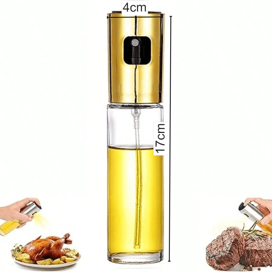 Chai xịt dầu ăn 100ml, bình xịt dầu ô liu, dụng cụ phân phối dầu ăn dùng trong nhà bếp, làm bánh, trộn salad, nướng thịt. - Nhiều màu - Xem 1