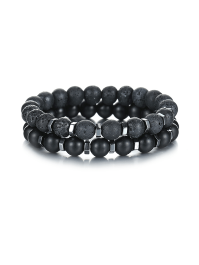 Set de pulseras de cuentas de estilo bohemio para hombres, de múltiples piezas, adecuado para la playa, uso casual, fiestas y uso diario, también es un gran regalo para amigos y familiares, set de pulseras elásticas