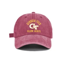 "Georgia Tech Yellow Jackets" Adjustable Dad Hat, College Baseball Cap, Unisex Cotton Casual Cap For Georgia Tech Fans & School Spirit - A - 查看 14