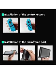 DATA FROG NintendoSwitchOLED Crystal Protective Case - Split Anti-Scratch And Wear-Resistant Cover - View 3