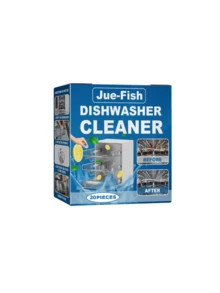 JUE FISH Dishwasher Cleaner Tablets, Deep Cleaning Descaler & Deodorizer, Fully Compatible With All Dishwashers, Removes Limescale, Grease, Grime & Odors, Unscented Monthly Maintenance Tablets, Boost Dishwasher Performance, Extend Appliance Lifespan, Hygienic Deep Clean For Hidden Residue & Stinky Smells - Powdery - View 7