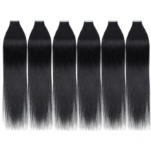 20P/50g Tóc nối dạng băng dính, tóc thật Remy, nối tóc liền mạch, chất lượng cao, thích hợp cho salon, cấy tóc tự nhiên, dài 12-24 inch. - S1 - Xem 15