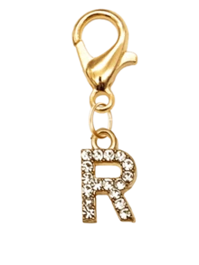 A-Z Keychain – Gold Diamond Metal Letter Keychain With Lobster Clasp | Exquisite Elegant Initial Keychain Bag Charm Purse Accessory Car Key Ring - Multicolor - View 21