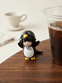 Figur Penguin Lucu Gugugaga, Dekorasi Meja yang Menggemaskan, Hadiah untuk Pecinta Game Kartun - MultiWarna - View 5