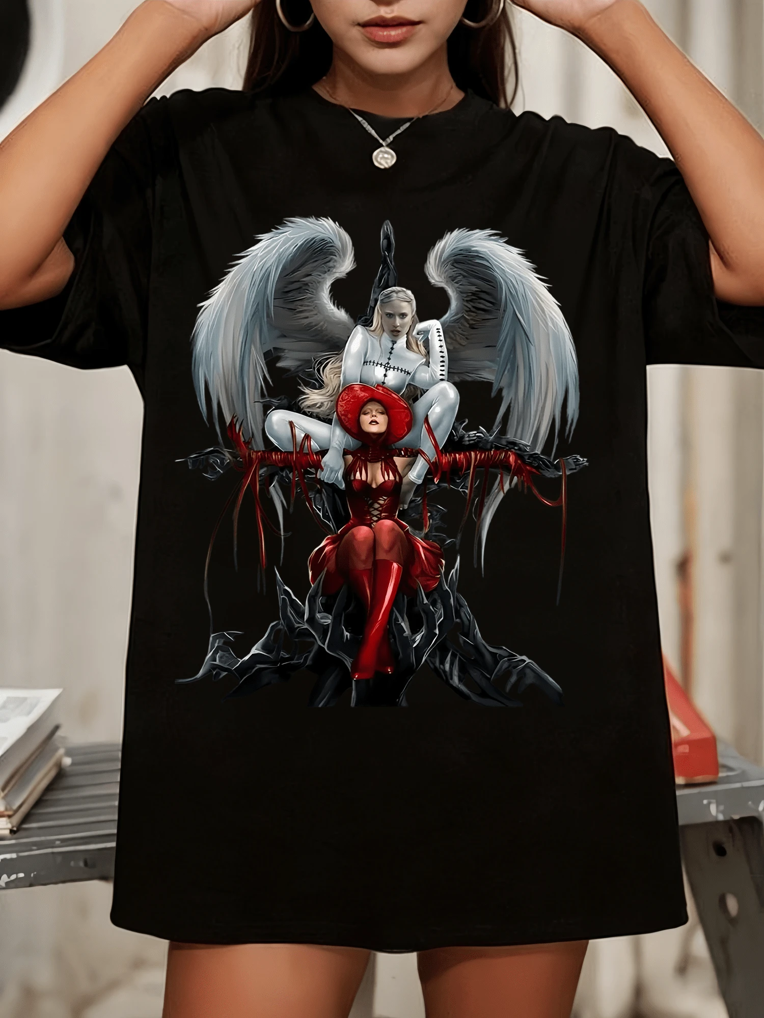 T-shirt, Sweat-shirt-shirt, t-shirt de la tournée Mayhem Ball de , t-shirt vintage pour fans de pop - Noir - Voir 1