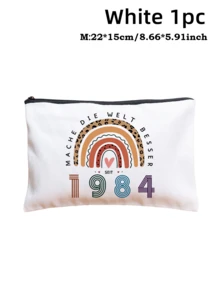 1/3/510 pezzi Borsa trucco per regali di 40° compleanno, borse cosmetiche divertenti per 40° compleanno, idee regalo per 40° compleanno borsa trucco (solo borsa), disponibile anche per regali di 20°, 30°, 50°, 60° compleanno, adatta per amici, amanti, famiglia - multicolore - Visualizzare 48