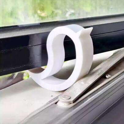 Multi-Function Sliding Door & Window Stopper, Anti-Collision Bottom Fixed Wedge, Ventilation, Anti-Tilt Fixer, Windproof & Shock-Proof, Simple No Installation Required