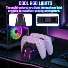 Charging Station For P5 Dual-Mode Controller With RGB Lighting Effect And Fast Charging Support, Designed Specifically For P5 Dual-Mode Controller, 2H Fast Charging, Type-C Input, Compatible With P5 Controller - View 5
