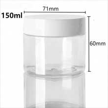 12pcs/Set 30/50/60/80/100/150ml Plastic Empty Jars With White Lids, Cream Containers, Food, Travel Bottles, Household Items - Multicolor - View 11
