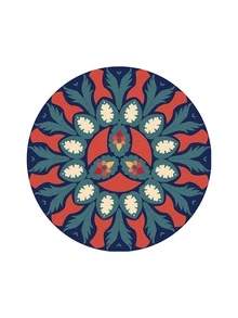 1/2/3/4件装波西米亚风隔热垫，耐热防滑锅垫，厨房餐垫，杯垫套装，创意隔热垫，豪华餐桌隔热垫，高品质锅垫，耐高温家用隔热垫 - 彩色 - 查看 7