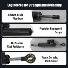 High Quality Damping Shock Absorber Fit For EOEOTWO GT06 Scooter Professional Replacement Parts - Black - View 2