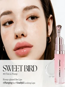 Brightening Lip Serum, Ultra-Hydrating & Moisturizing, Formula With Vitamins And Polypepttide, Lip Essence With Metal Tube, Sheer-Tinted & Nourishing Shine, Soothing Lip Care - Nhiều màu - Xem 4