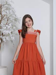 Long Dress For Girls And Teenagers, Made By Sianinha. - Đất nung - Xem 4