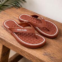 PARIS Women's Orthopedic Flip Flops SL Sandal Comfortable Lightweight Soft Casual - Summer 2025/2026 Launch - 鏽棕色 - 查看 4