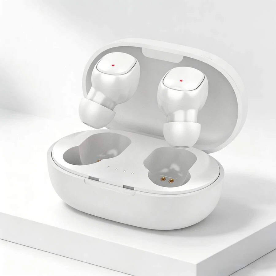 Tai nghe không dây TWS, Tai nghe không dây, Tai nghe nhét tai, Tai nghe không dây TWS, Tai nghe Bluetooth 5.3, Chống mồ hôi, Kèm hộp sạc, Thời gian chơi nhạc lên đến 24 giờ, Tương thích với iOS và Android - A2 - Xem 1