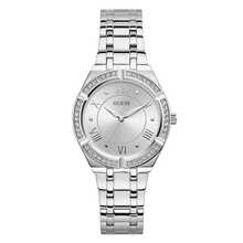 Guess Women's Quartz Stainless Steel Three-Hand Watch, Stainless Steel Case/Scratch-Resistant Glass GW0033L1 - Silver - View 8
