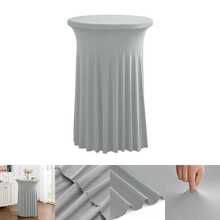 Váy phủ bàn cocktail tròn 32in x 43in / 24in x 43in, chất liệu chiffon co giãn, phù hợp cho quán bar, quán rượu, đám cưới, tiệc tùng, tiệc chiêu đãi, sinh nhật. - Nhiều màu - Xem 20