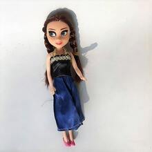 1 búp bê hoạt hình 3D thon gọn, khuôn mặt mơ mộng, mắt long lanh, khớp nối linh hoạt, mô hình thời trang, dành cho người yêu thích búp bê. - Một cỡ - Xem 5