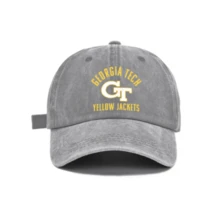 "Georgia Tech Yellow Jackets" Adjustable Dad Hat, College Baseball Cap, Unisex Cotton Casual Cap For Georgia Tech Fans & School Spirit - A - 查看 9