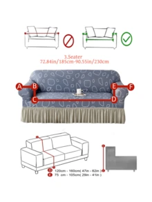 1 tấm phủ ghế sofa trang trí co giãn chống trượt, chất liệu vải lụa sữa in hoa, phù hợp với ghế sofa đơn/đôi/ba/bốn chỗ, thân thiện với thú cưng, nhiều màu sắc, thích hợp cho mùa xuân/hè/thu/đông. - Nhiều màu - Xem 13