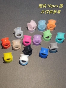 20个时尚喇叭形糖果色随机10对朋克风硅胶耳扩，男女通用礼物 - 薄款矽膠耳擴隧道 - 查看 11