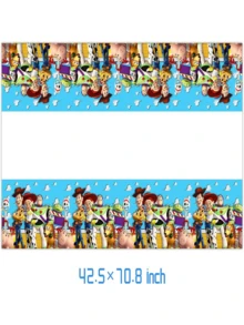 Disney 30件套玩具总动员主题生日派对装饰品，包括蛋糕装饰、横幅、家庭派对、生日聚会、万圣节、圣诞节主题活动装饰。 - 多色 - 查看 8