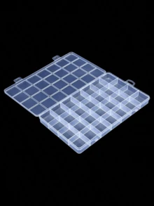 Hộp đựng đồ bằng nhựa trong suốt 28 ngăn, có vách ngăn cố định, độ trong suốt cao, thích hợp để đựng trang sức, bông tai, dụng cụ làm móng, phụ kiện câu cá, đồ thủ công mỹ nghệ, đồ du lịch, đồ dùng ký túc xá, trang trí phòng ngủ, trang trí mùa thu. - Nhiều màu - Xem 3