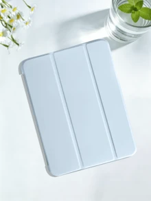 Ốp bảo vệ máy tính bảng tương thích với Samsung Galaxy Tablet / Pad SE/Xiao MiPad, chống rơi vỡ, siêu mỏng/chân đế thông minh/tự động bật màn hình. Tương thích với Apple Mini 4/5/6, 9.7/10.2/10.5 inch, Air 4/5/6, thế hệ thứ 10/11 (A16) 2025, 10.9 inch, Pro 11 inch, Air 11 (M2), Air 13 và Pro 11 (M4). - Màu xanh nhạt - Xem 2