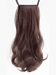Women's Wig Short Curly Hair Ponytail Bandage Type Big Wave Short Wig Ponytail Short Ponytail Braid, Clip Type Pear Curl Medium Long Wig Braid, Natural And Lifelike. - Multicolor - View 47