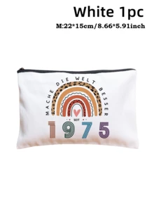 1/3/510 pezzi Borsa trucco per regali di 40° compleanno, borse cosmetiche divertenti per 40° compleanno, idee regalo per 40° compleanno borsa trucco (solo borsa), disponibile anche per regali di 20°, 30°, 50°, 60° compleanno, adatta per amici, amanti, famiglia - multicolore - Visualizzare 35