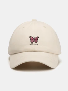 Butterfly & Letter Print Unisex Summer Sun Protection Adjustable Baseball Cap, Multi-Color Options, Fashionable Casual Breathable Baseball Hat Suitable For Daily Wear And Outdoor Activities,Beach,Vacation - Baseball Cap - View 11