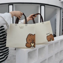 30pcs High-End Gift Packaging Bags, Non-Woven Decorative Bags For Women, Teddy Bear Pattern Tote Bags, Suitable For Party And Holiday Totes. Essential For Home Storage And Shopping, Reusable For Supermarkets And Convenience Stores. Travel Outdoor Storage Bags For Carrying Clothes, Shoes, Etc. Thick Gift Storage Bags, Portable Practical Large Capacity Tote Bags. Applicable For Holidays, Weddings, Shopping Bags, Birthday Gift Bags, Party Gift Bags - Packaging Bags - View 2