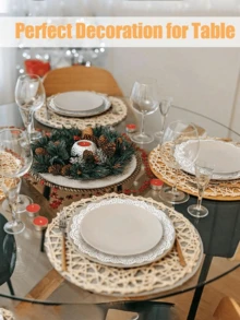 100pcs Round White Lace Paper Doilies - Disposable Lace Paper Mats Suitable For Crafts, Tableware Decoration, Parties, Weddings, Cakes, Desserts, Baking, Frying, Halloween, Christmas And Other Festivals And Special Occasions. - White - View 4
