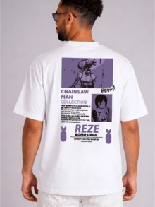 Men T-Shirts - 白色 - 查看 3