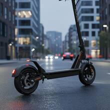 1PC KuKirin G2 Electric Scooter Rear Mudguard High Strength Plastic Reflective Design For Night Safety - Black - View 3