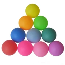 5/10/20/50 piezas Pelotas de tenis de mesa de material PP mate amarillo y blanco duradero, resistente a la oxidación de 40mm, adecuadas para práctica y recreación de adultos - Multicolor - Ver 8