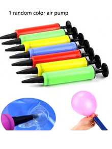 Conjunto de 9 peças de decoração natalina, incluindo chifres de rena infláveis, colar com pingente de cabeça de rena, ideal para festas de Natal e bomba de ar (cor aleatória). - Multicolorido - Ver 12