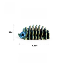 3D Movable Pine Cone Hedgehog Toy, 3+ Years Old, Cute Stress Relief Toy, Rainbow Gradient Desktop Decor, Suitable For Animal Lovers - Multicolor - View 4