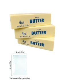 Squishy Simulated Butter Stick, A Soft Sensory Toy Suitable For Adults, Suitable For Use In Office And Home By Adult Males And Females, Can Be Used For Birthday Parties And Summer Occasions, Suitable As Birthday Gifts, Carnival Christmas Stocking Stuffers, And Mother's Day Gifts - Multicolor - View 8
