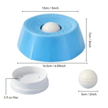 1件装 - 慢食狗碗 - 狗狗舔球玩具和舔垫 - 互动式狗狗益智玩具和舔舐垫 - 缓解焦虑、训练和促进消化 - 100ml - 查看 2
