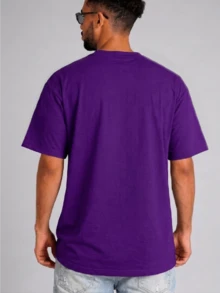 Anime Manga T-Shirt Souzou No Frieren Magic Fantasy Geek Unisex Male Female 100% Cotton Top Premium Streetwear Launch Immediate Shipping Various Colors!! Plus Size - 紫色 - 查看 4