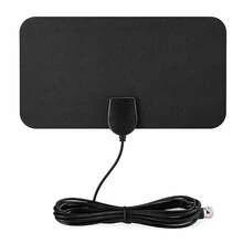 Antena de TV Digital para Interior Cuadrada - Negro - Ver 2