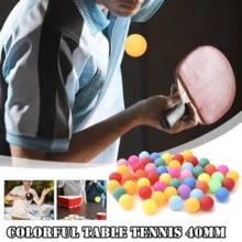 5/10/20/50 piezas Pelotas de tenis de mesa de material PP mate amarillo y blanco duradero, resistente a la oxidación de 40mm, adecuadas para práctica y recreación de adultos - Multicolor - Ver 5