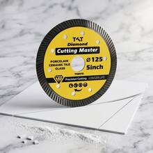105/110/115/125mm Diamond Saw Blade, Ultra-Thin Mesh Turbo Cutting Disc, Suitable For Marble, Granite, Ceramic Tile, X-Type Teeth Precise Cutting, Wet & Dry Use - Diamond Cutting Disc - View 2