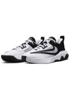 Nike Giannis Immortality 3 EP 男子篮球鞋，减震耐用，舒适的球场训练运动鞋，低帮篮球鞋，稳定支撑，DZ7534-100 - 黑與白 - 查看 1