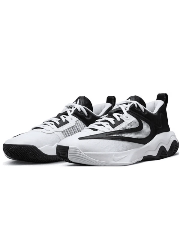 Nike Giannis Immortality 3 EP 男子篮球鞋,减震耐用,舒适的球场训练运动鞋,低帮篮球鞋,稳定支撑,DZ7534-100 - 黑與白 - 查看 1