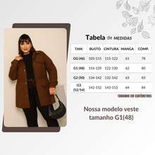 WOMEN'S PLUS SIZE BENGALINE JACKET PLUS SIZE WINTER OVERCOAT WITH CINCHED DRAW CUFF PARKA COAT MODEL - Rust Brown - View 5